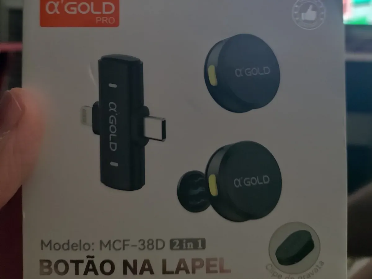 Microfone lapela bluetooth
